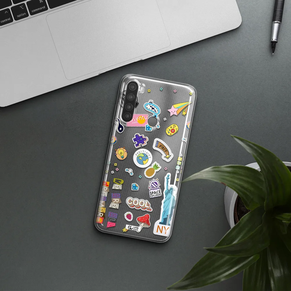 Stickers Xiaomi Note 8 Clear TPU Case