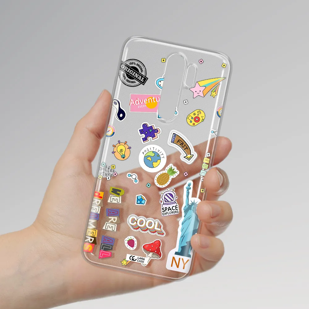 Stickers Xiaomi Note 8 Pro Clear TPU Case