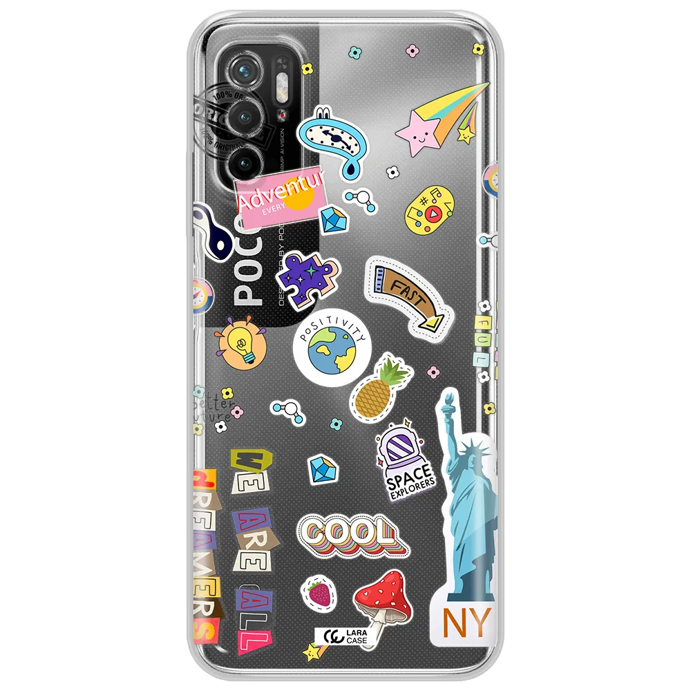 Stickers Xiaomi Poco M4 Pro 5G Clear Tpu Case