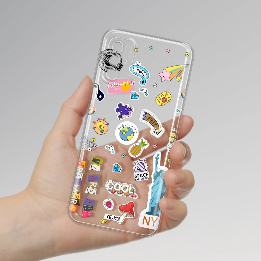 Stickers Xiaomi Poco M4 Pro 5G Clear Tpu Case