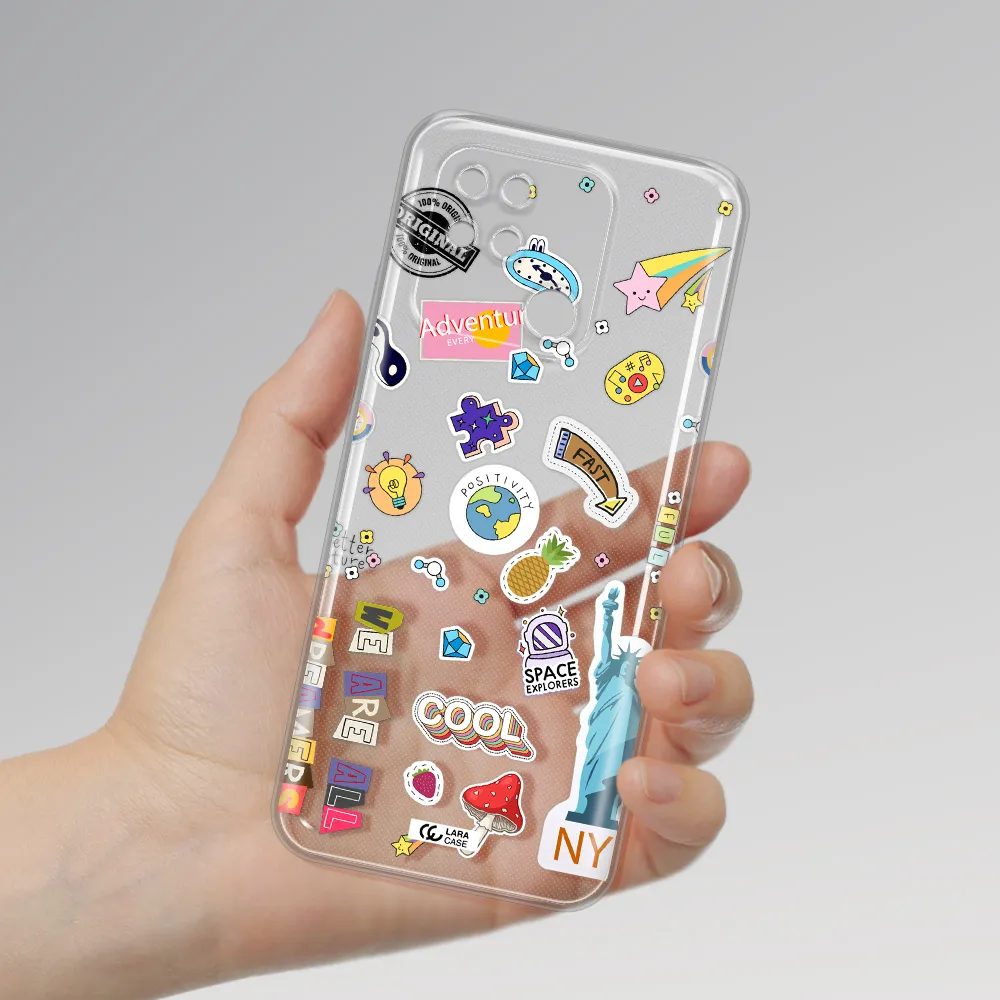 Stickers Xiaomi Redmi 10C Clear TPU Case