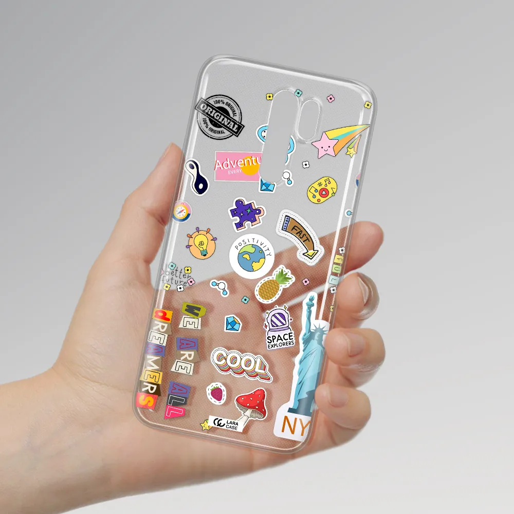 Stickers Xiaomi Redmi 9 Clear TPU Case