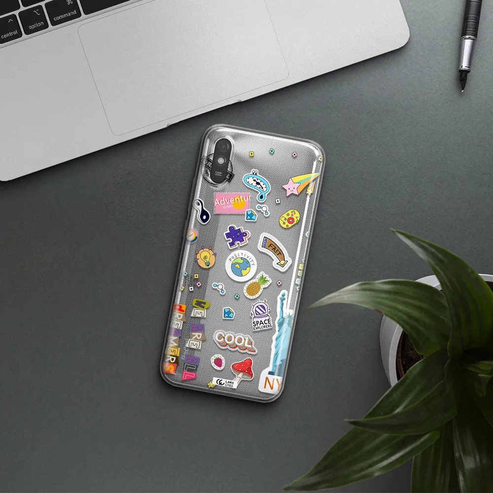 Stickers Xiaomi Redmi 9A Clear TPU Case