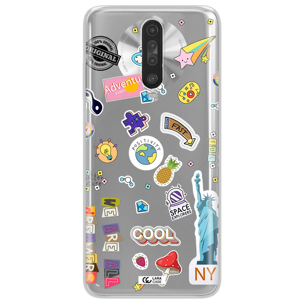 Stickers Xiaomi Redmi K30 Clear TPU Case