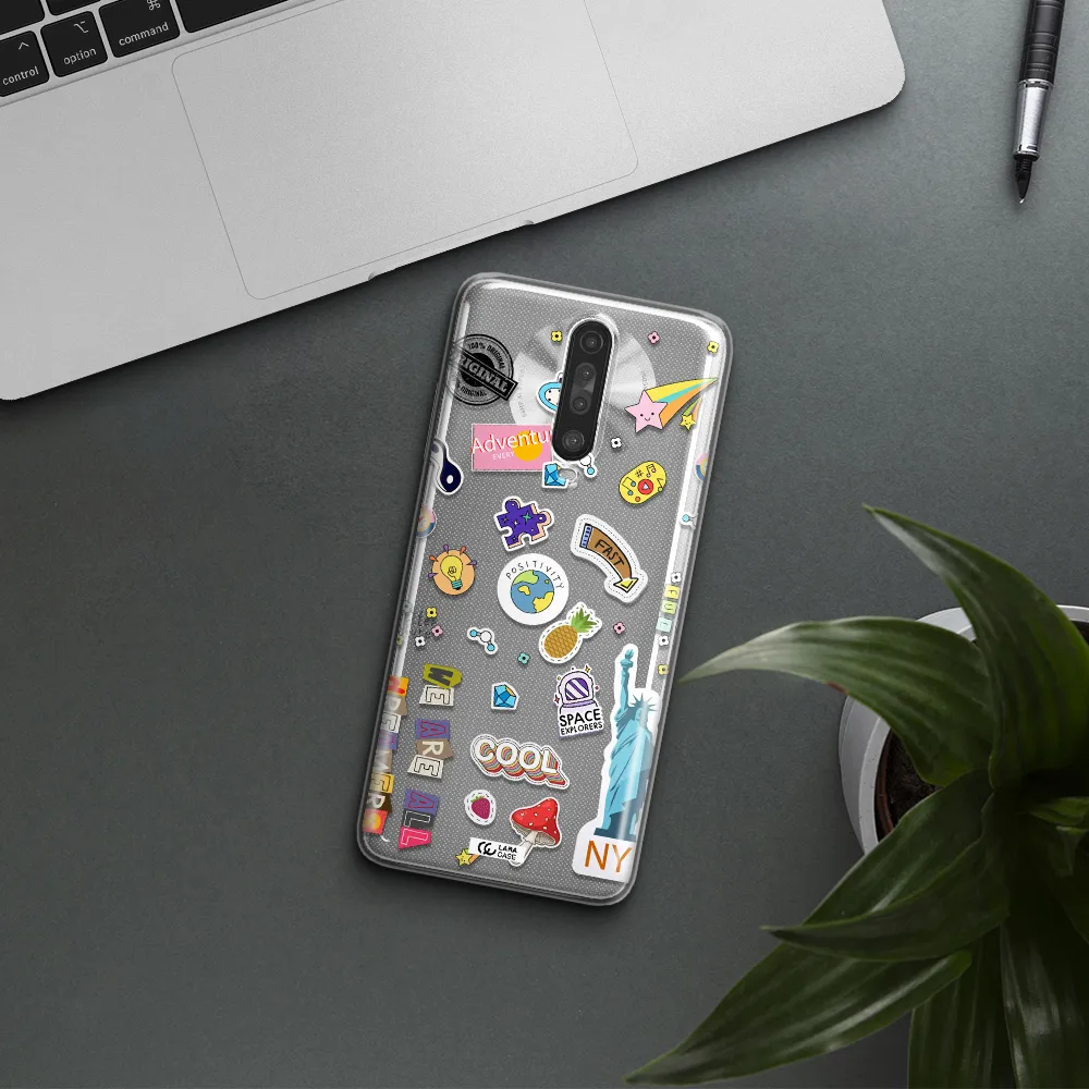 Stickers Xiaomi Redmi K30 Clear TPU Case