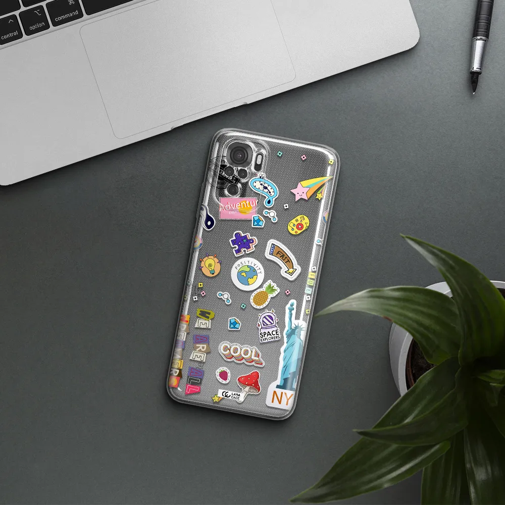 Stickers Xiaomi Redmi Note 10S Clear Tpu Case