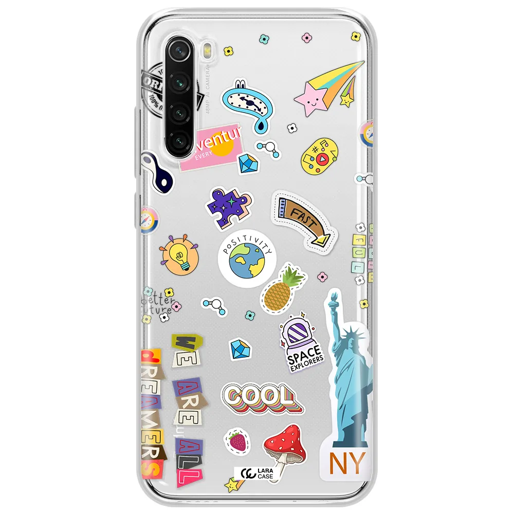 Stickers Xiaomi Redmi Note 8T Clear Tpu Case