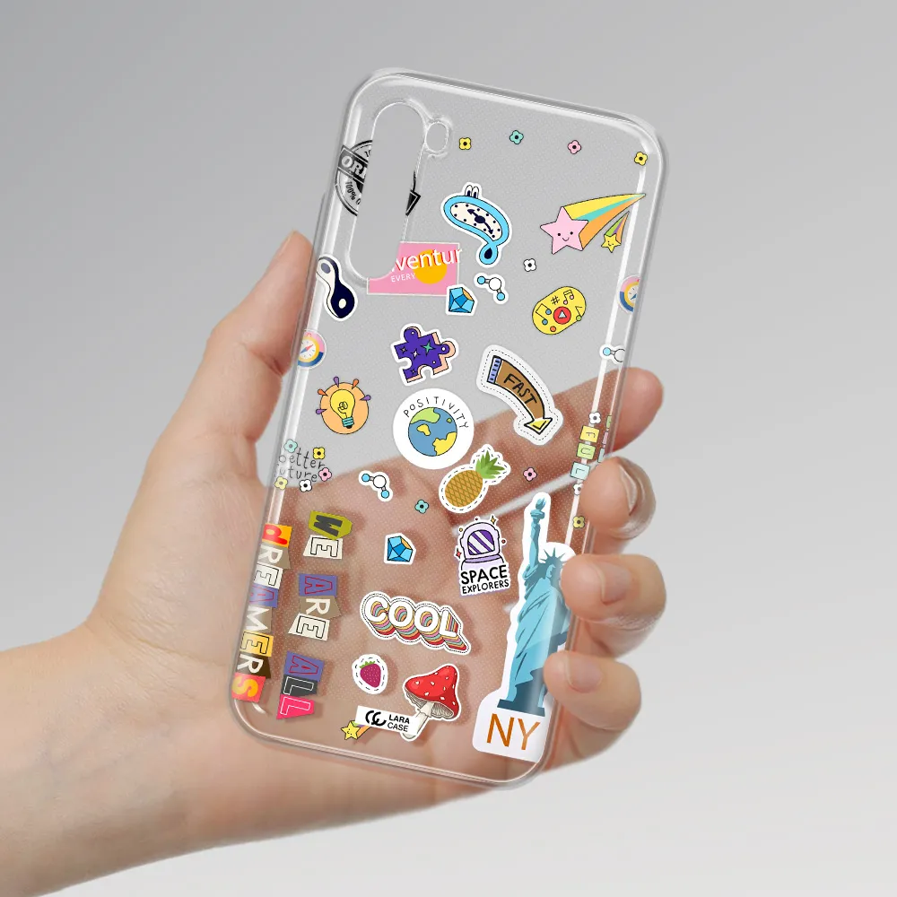 Stickers Xiaomi Redmi Note 8T Clear Tpu Case