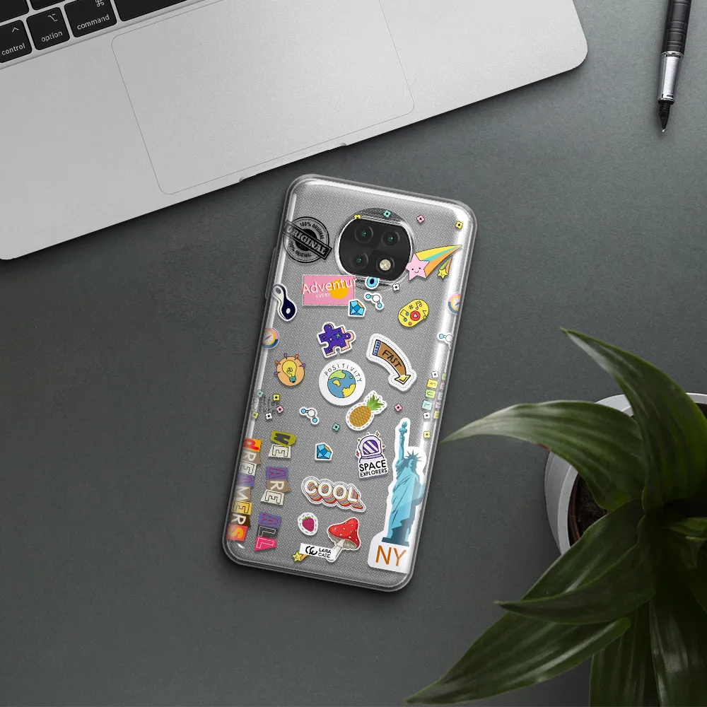 Stickers Xiaomi Redmi Note 9T Clear Tpu Case