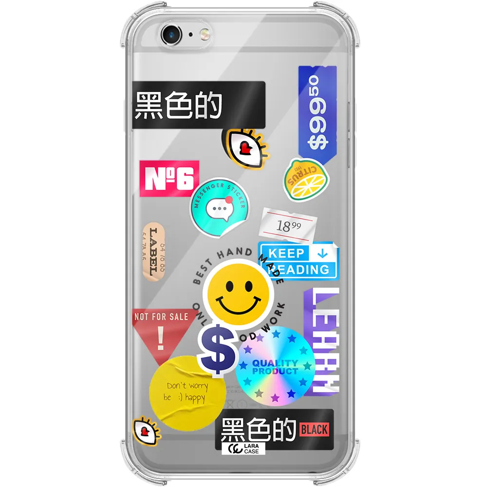 Happy Stıckers Apple iPhone 6S Clear PC Case