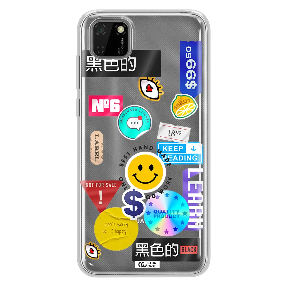 Happy Stıckers Huawei Honor 9S Clear TPU Case