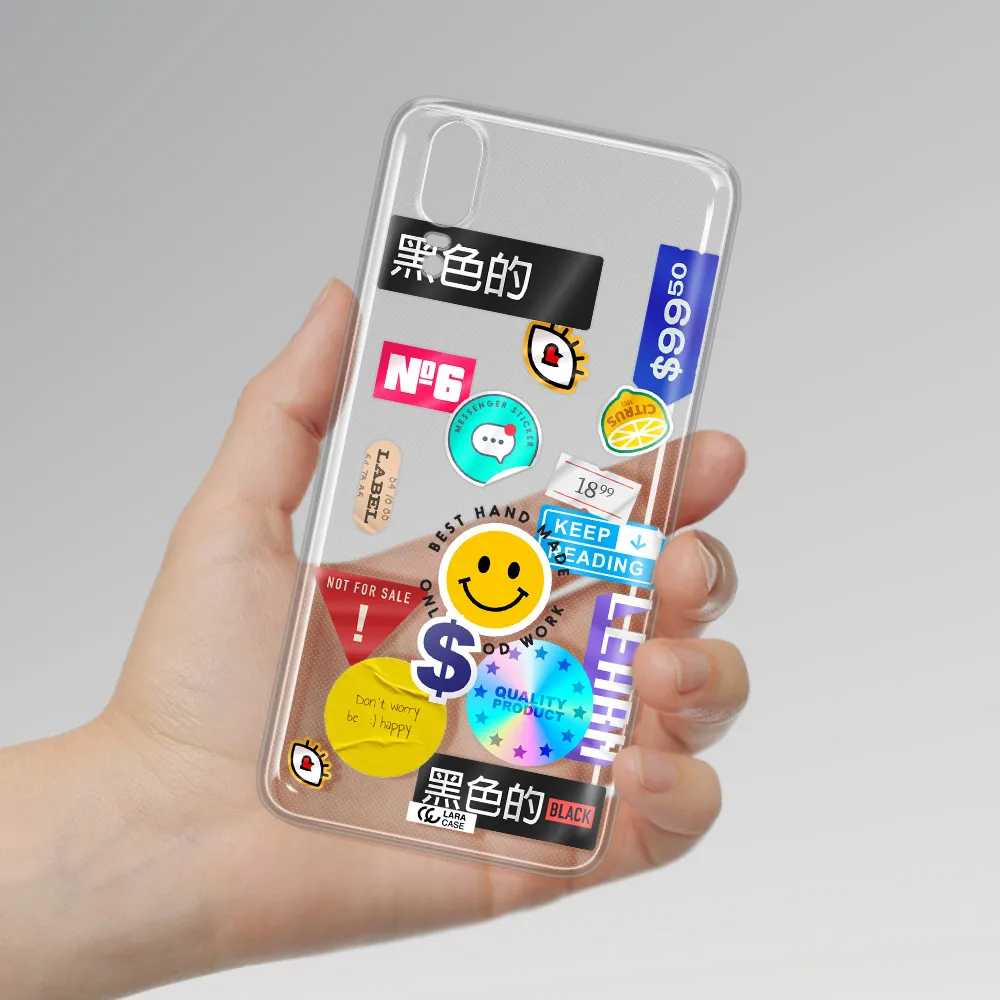 Happy Stıckers Huawei P20 Clear TPU Case