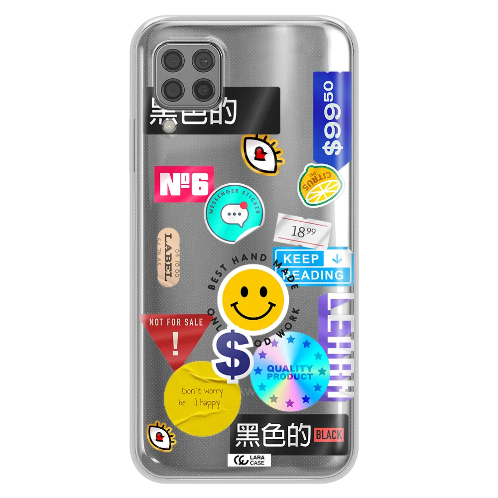 Happy Stıckers Huawei P40 Lite Clear TPU Case