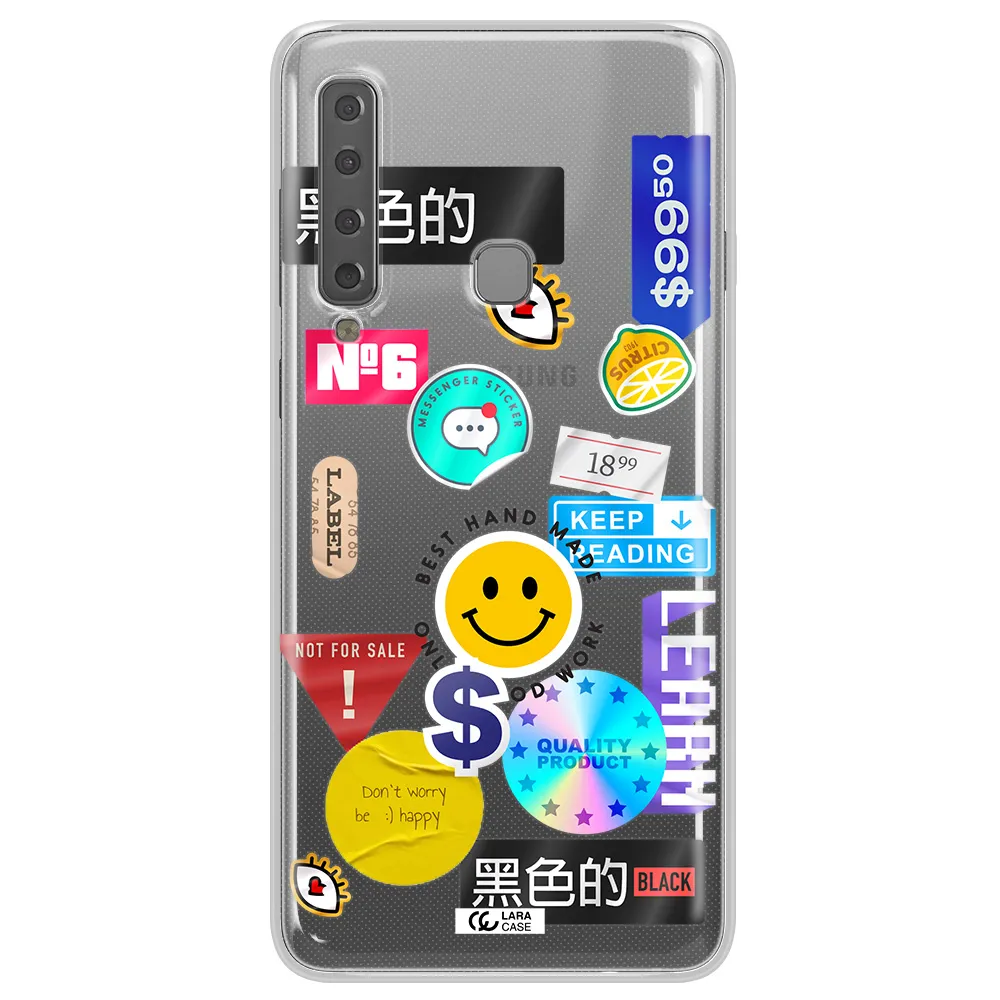 Happy Stıckers Samsung A9 2018 Clear TPU Case