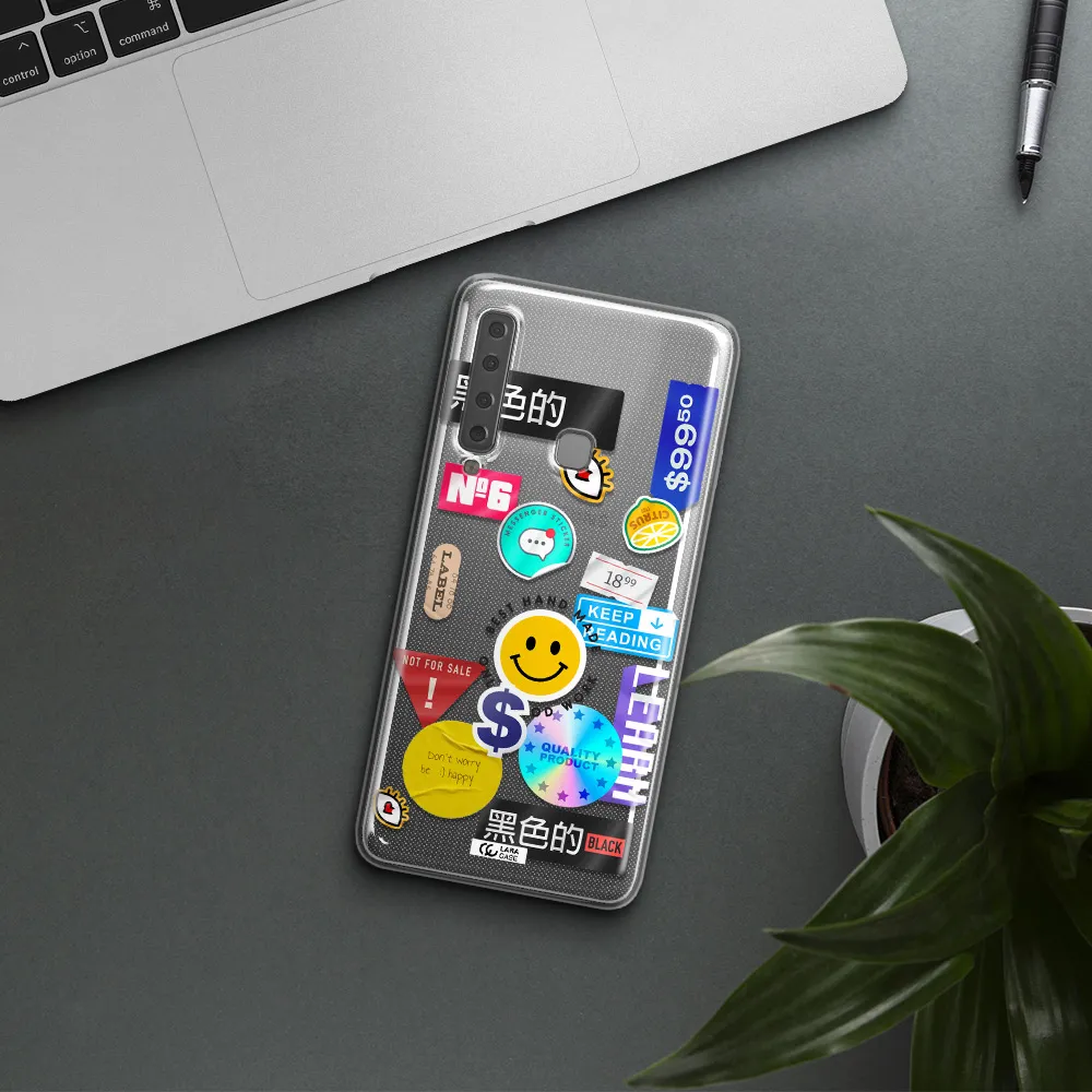 Happy Stıckers Samsung A9 2018 Clear TPU Case