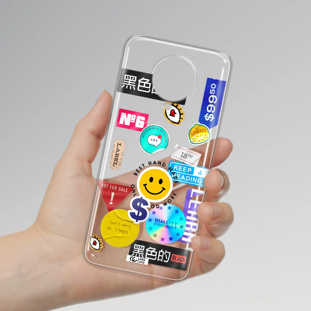 Happy Stıckers Xiaomi Poco F2 Pro Clear TPU Case