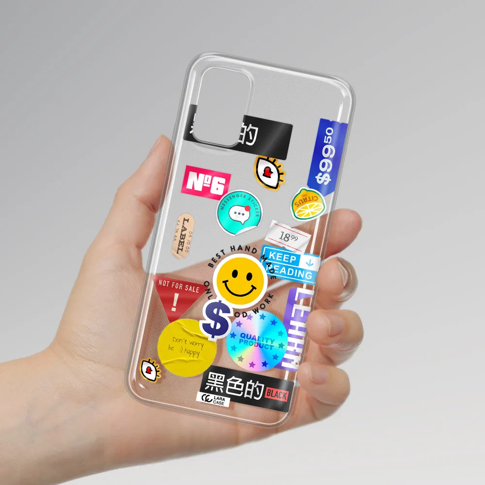 Happy Stıckers Xiaomi Poco M3 Clear TPU Case