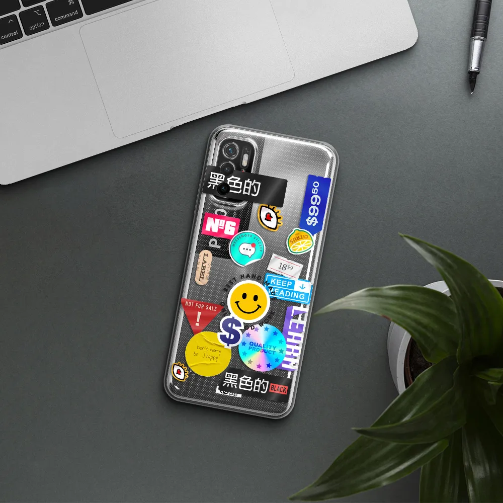Happy Stıckers Xiaomi Poco M3 Pro Clear Tpu Case
