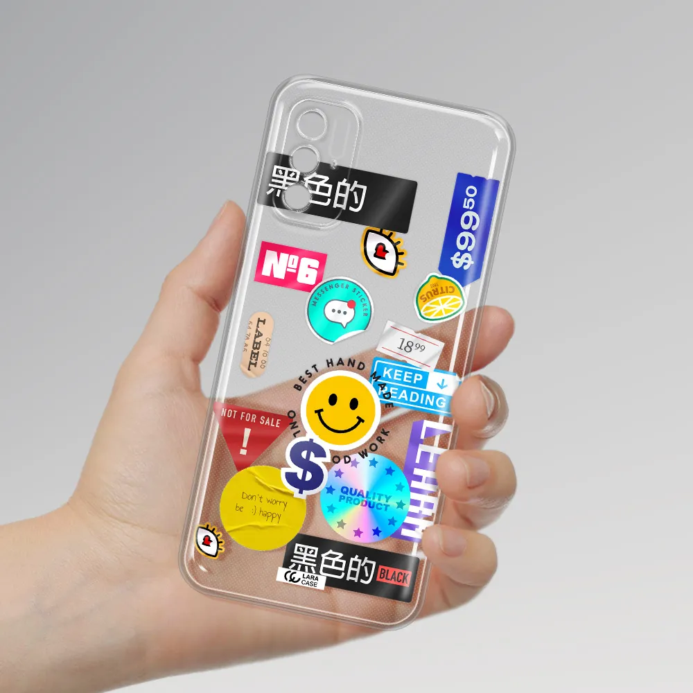 Happy Stıckers Xiaomi Poco M4 Pro 5G Clear Tpu Case