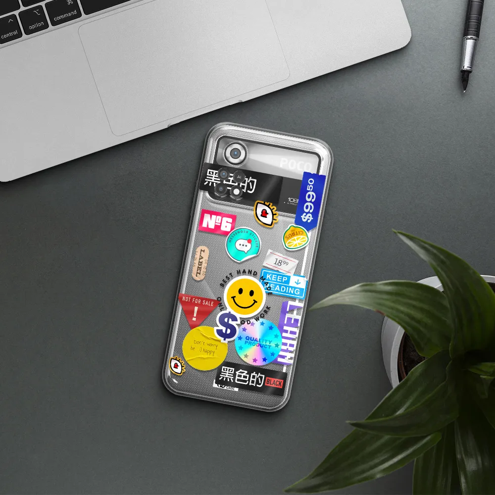 Happy Stıckers Xiaomi Poco X4 Pro Clear TPU Case