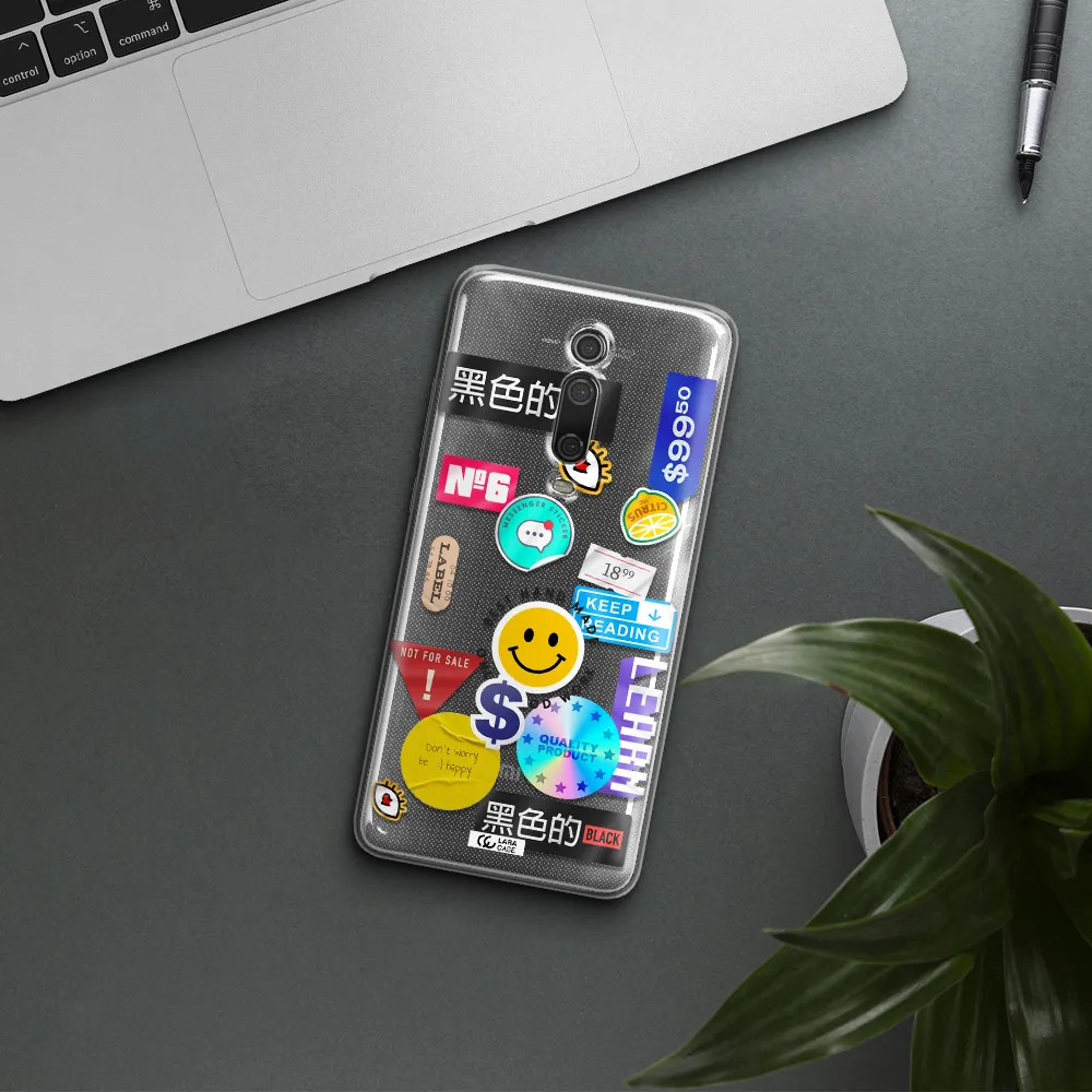 Happy Stıckers Xiaomi Redmi K20 Clear Tpu Case