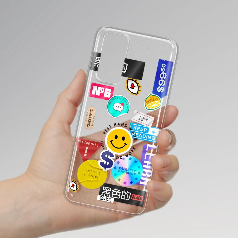 Happy Stıckers Xiaomi Redmi Note 11 Clear TPU Case