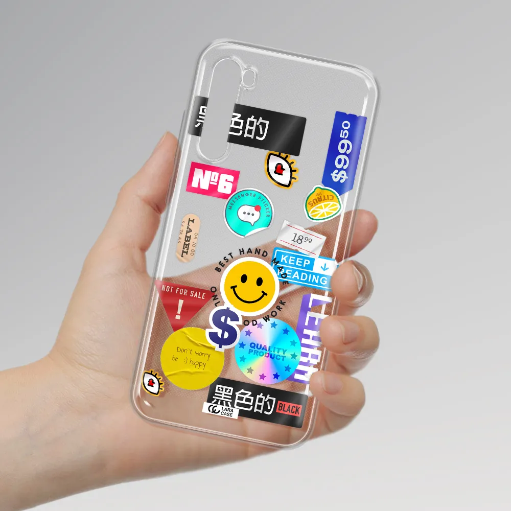 Happy Stıckers Xiaomi Redmi Note 8T Clear Tpu Case