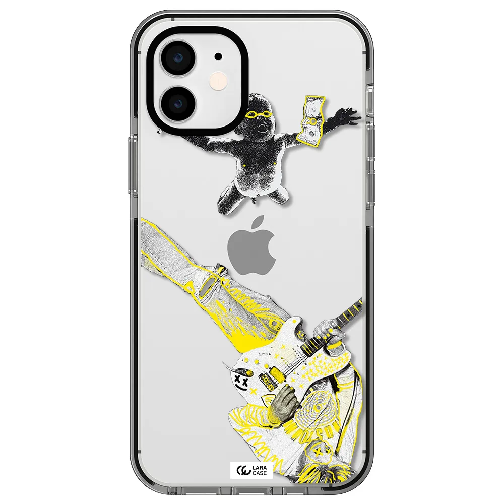 Guitarist Apple iPhone 11 impact black border Case