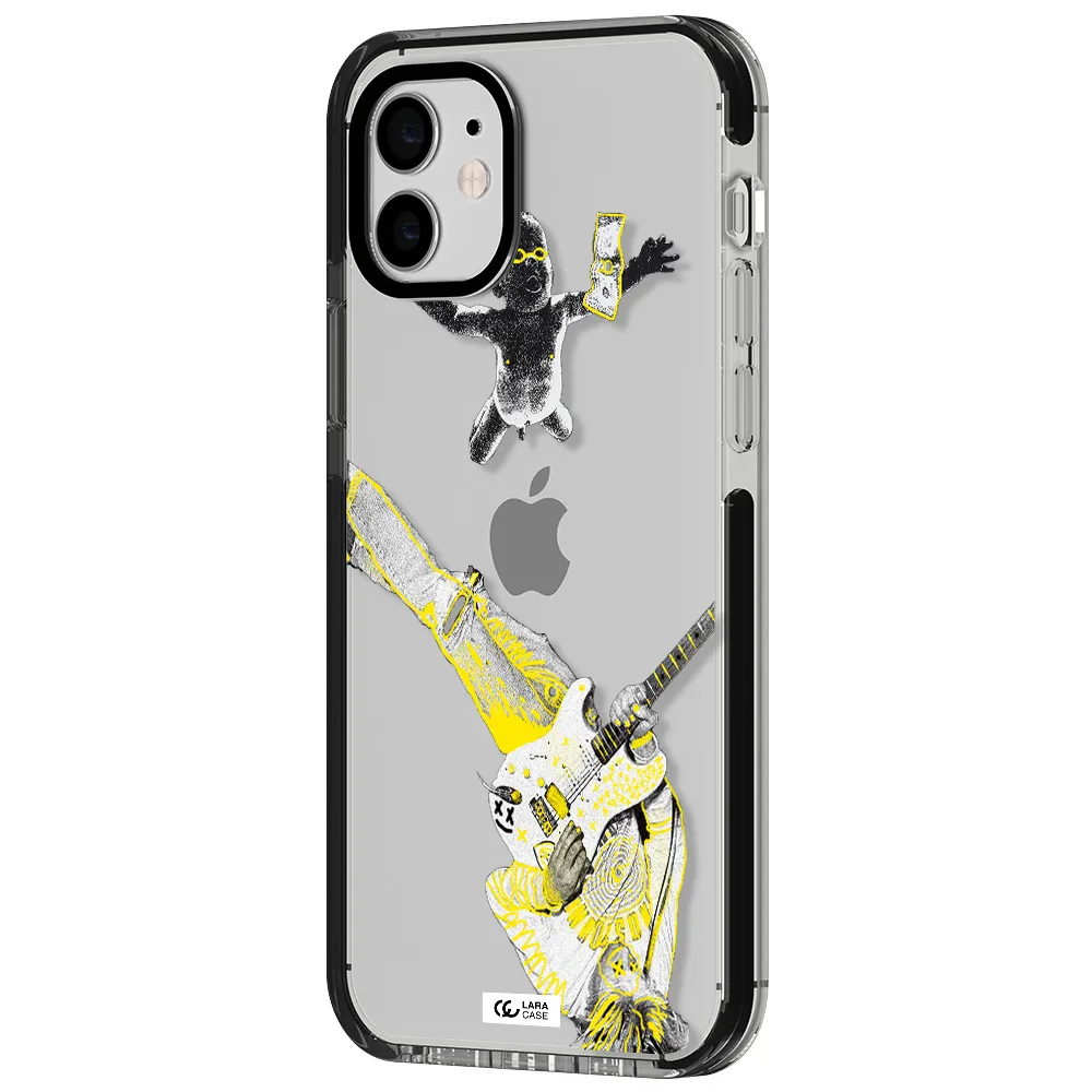 Guitarist Apple iPhone 11 impact black border Case