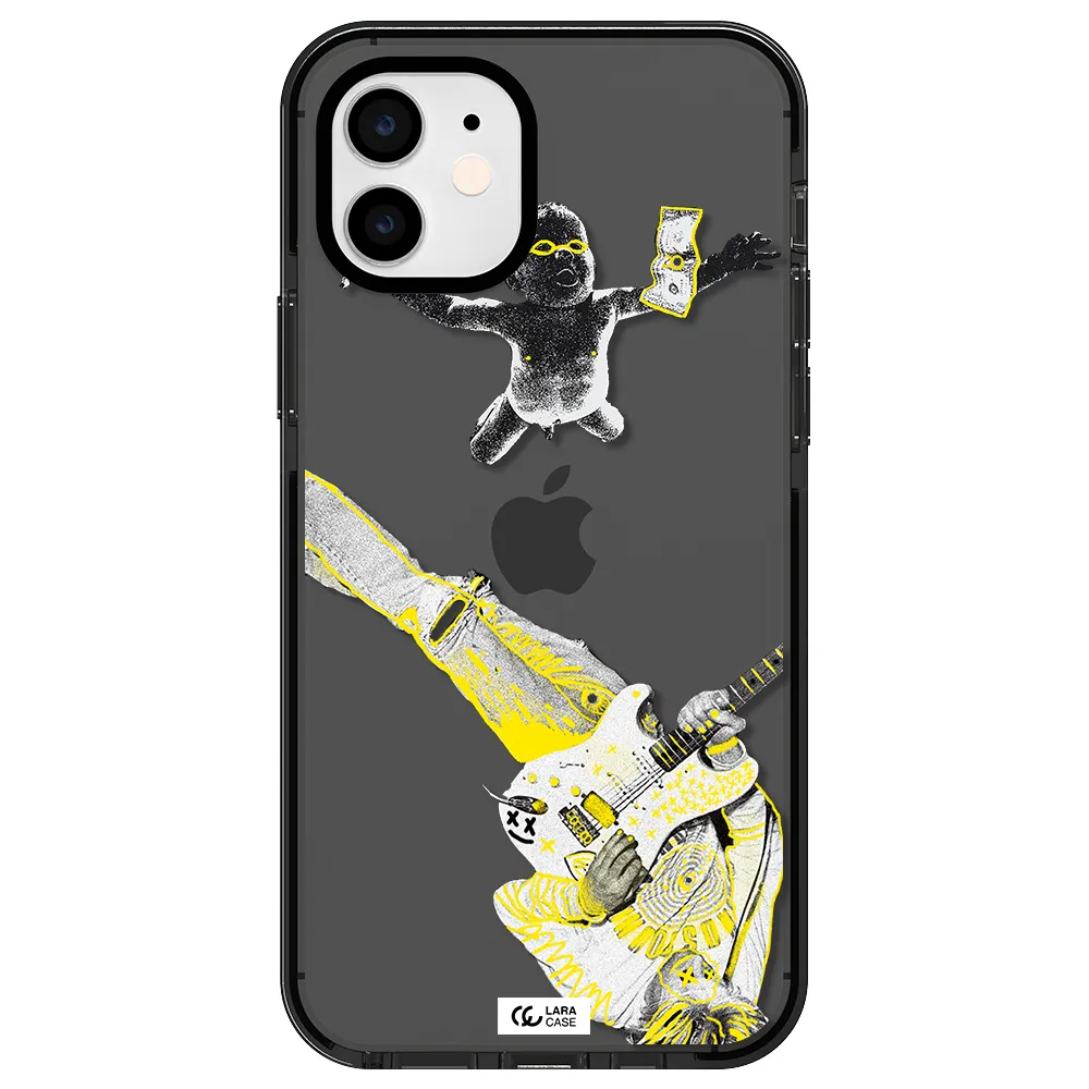 Guitarist Apple iPhone 11 impact Smoke Black Case