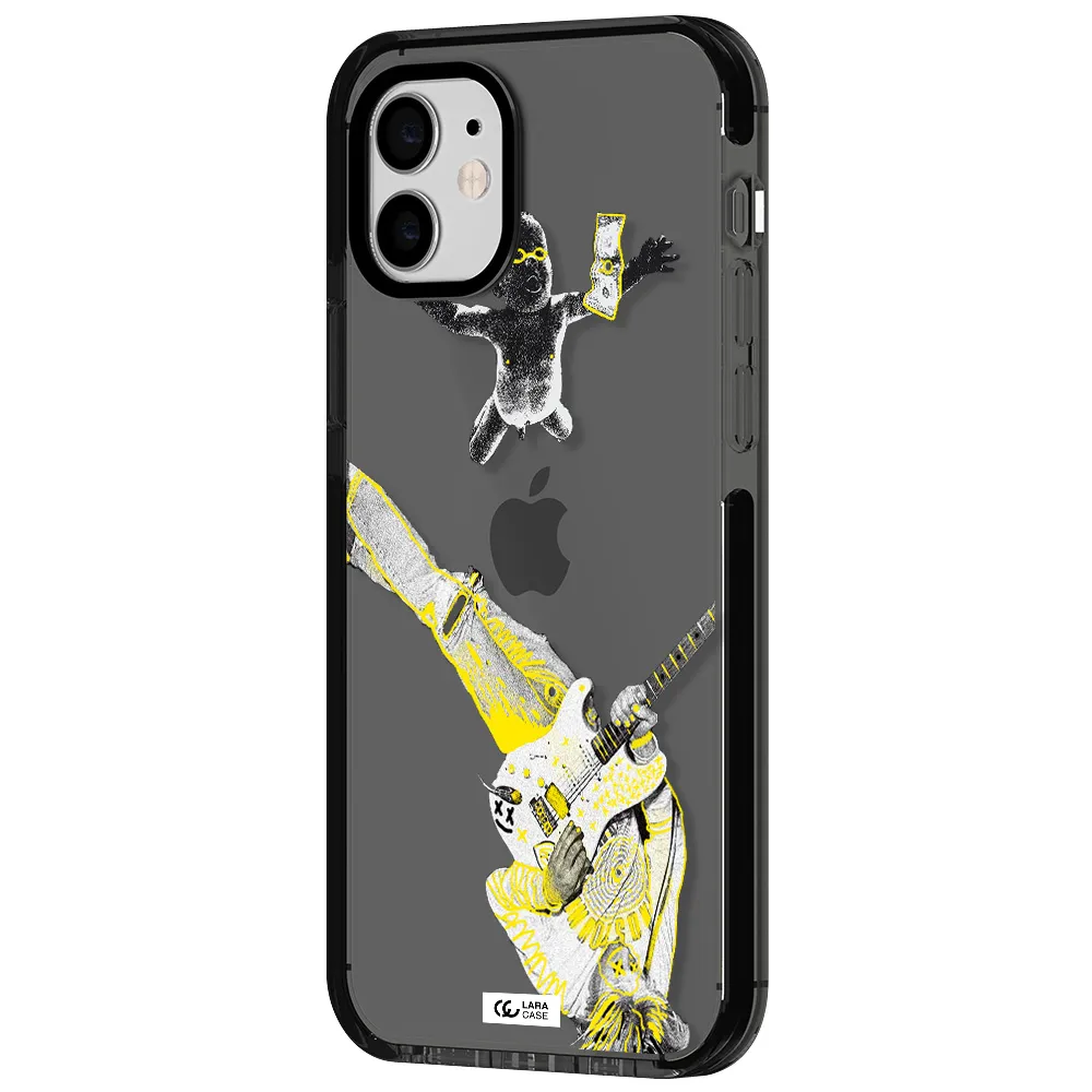 Guitarist Apple iPhone 11 impact Smoke Black Case