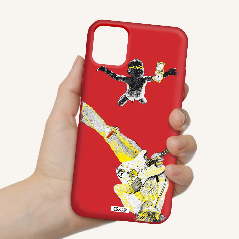 Guitarist Apple iPhone 11 Silicone Imperial Red Case