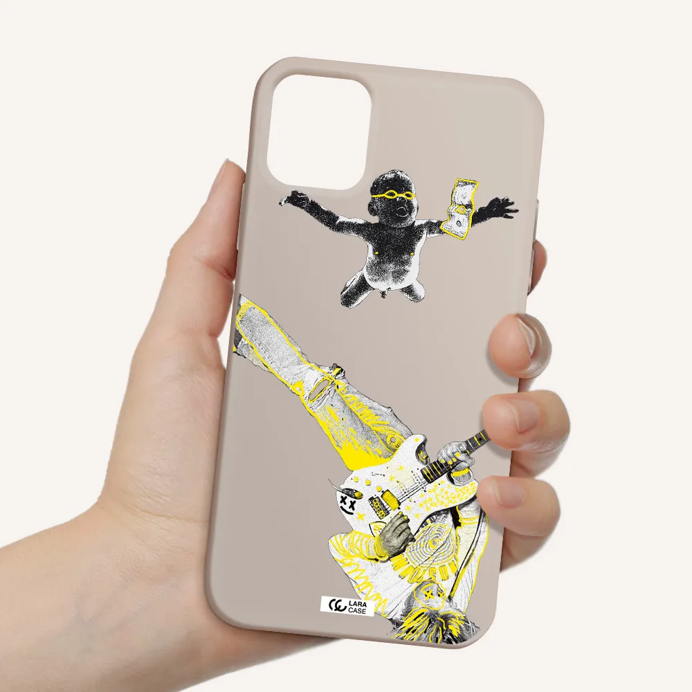 Guitarist Apple iPhone 11 Silicone Stone Case