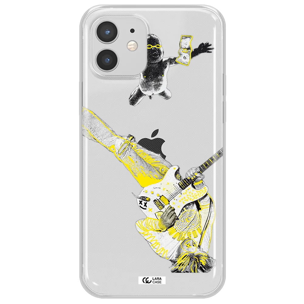Guitarist Apple iPhone 12 mini Clear TPU Case