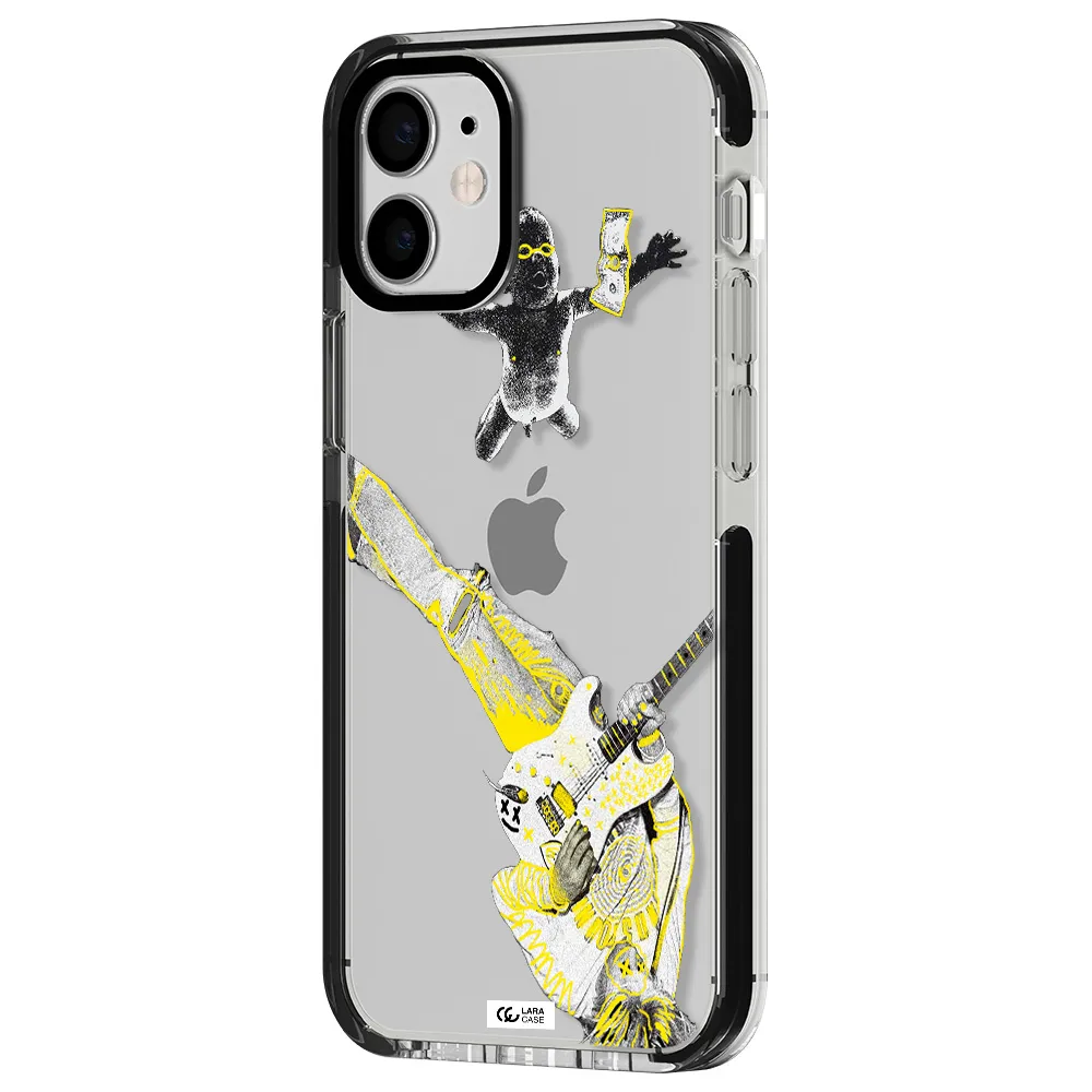 Guitarist Apple iPhone 12 mini impact black border Case