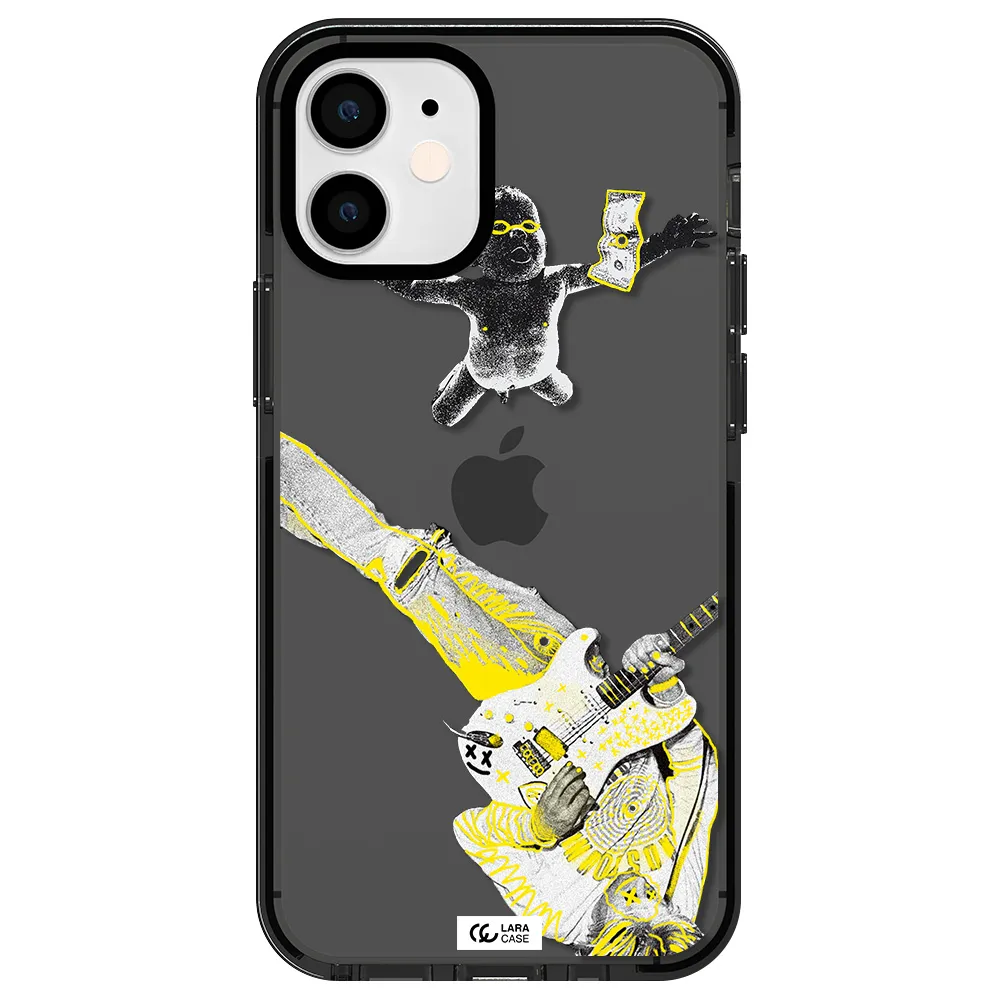 Guitarist Apple iPhone 12 mini impact Smoke Black Case