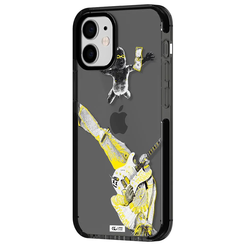 Guitarist Apple iPhone 12 mini impact Smoke Black Case
