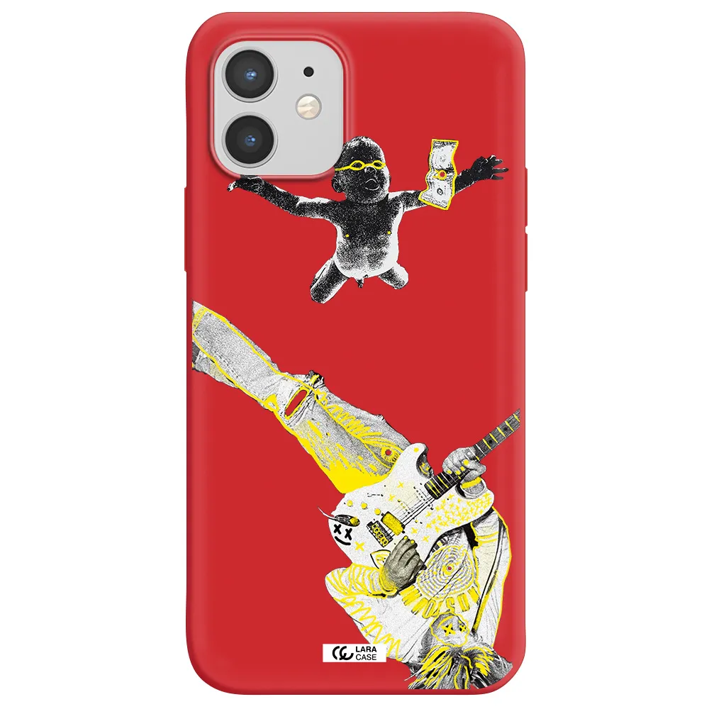 Guitarist Apple iPhone 12 mini Silicone Imperial Red Case