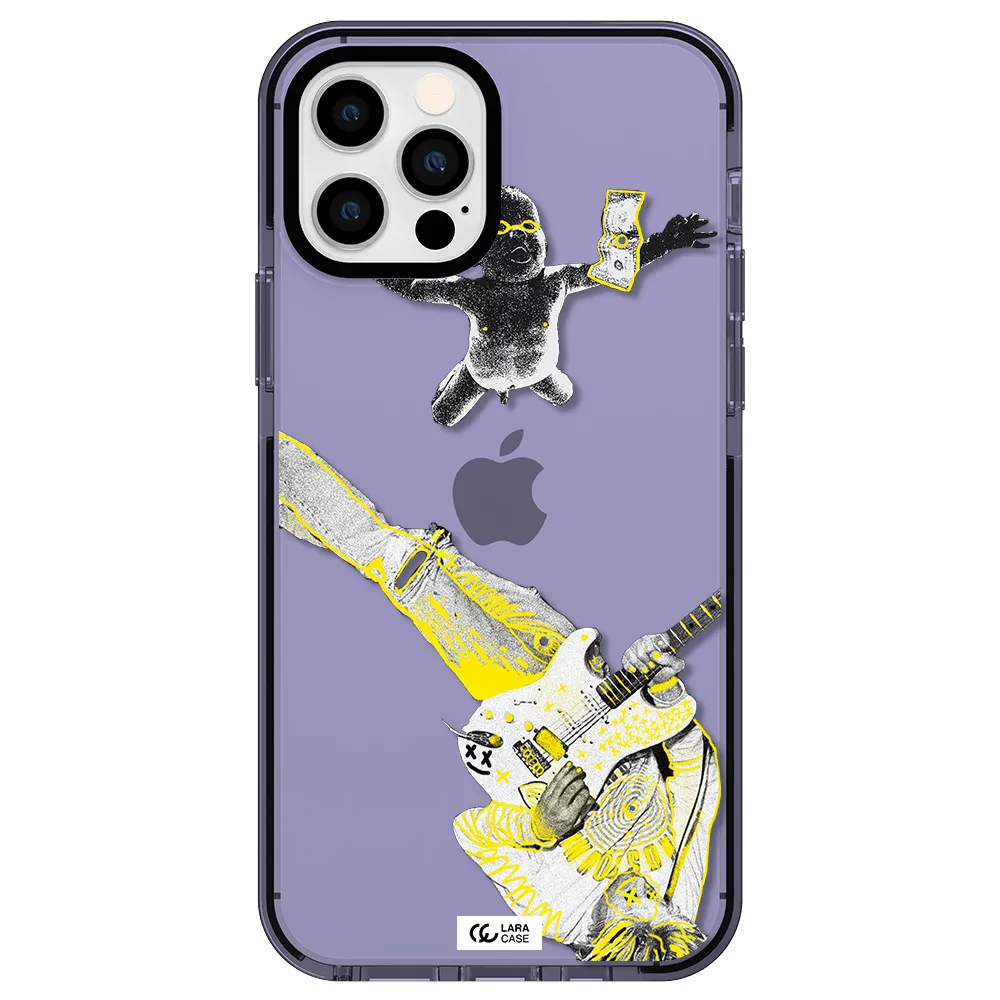 Guitarist Apple iPhone 12 pro impact Lilac Case