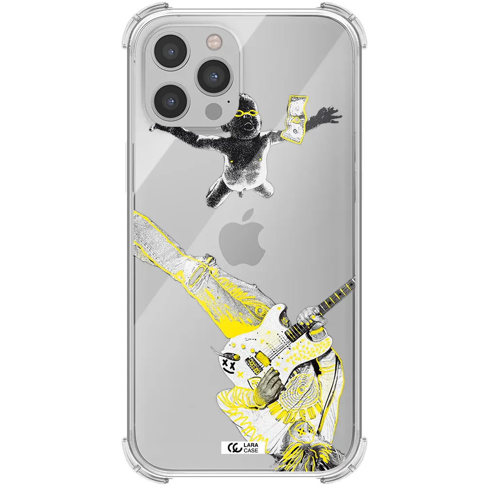 Guitarist Apple iPhone 12 pro max Clear PC Case