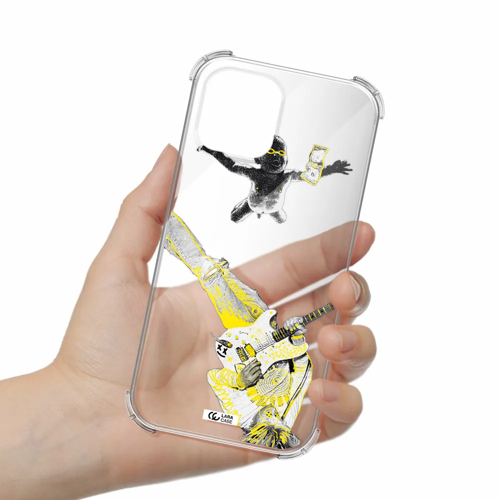 Guitarist Apple iPhone 12 pro max Clear PC Case