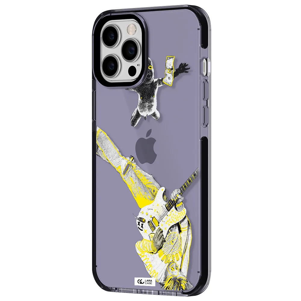 Guitarist Apple iPhone 12 pro max impact Lilac Case