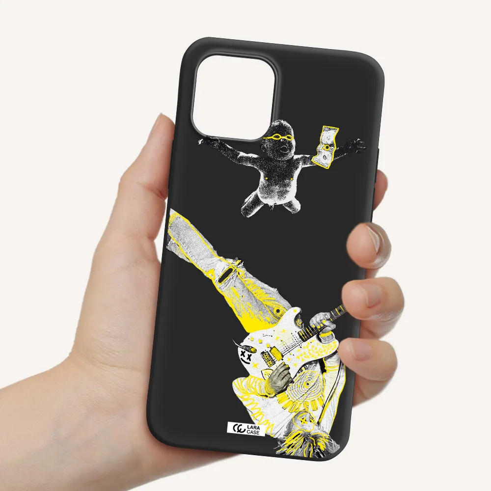 Guitarist Apple iPhone 12 Silicone black Case