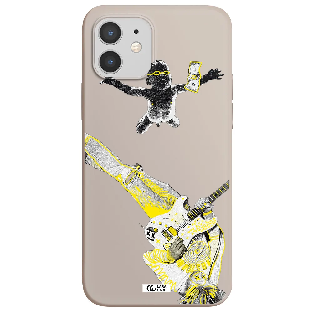 Guitarist Apple iPhone 12 Silicone Stone Case