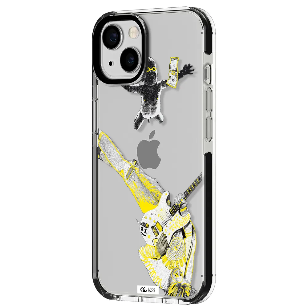 Guitarist Apple iPhone 13 impact black border Case
