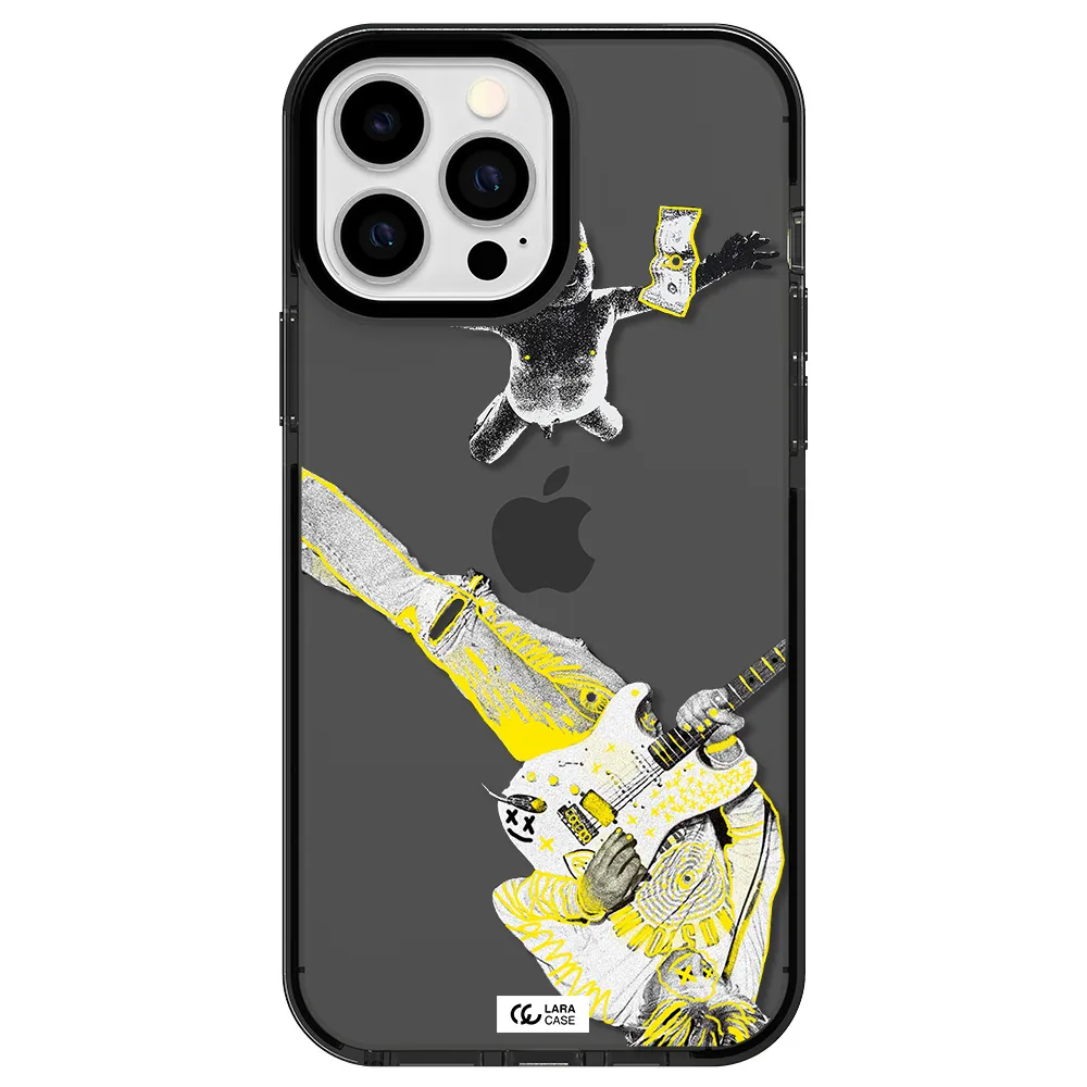 Guitarist Apple iPhone 13 Pro Max impact Smoke Black Case