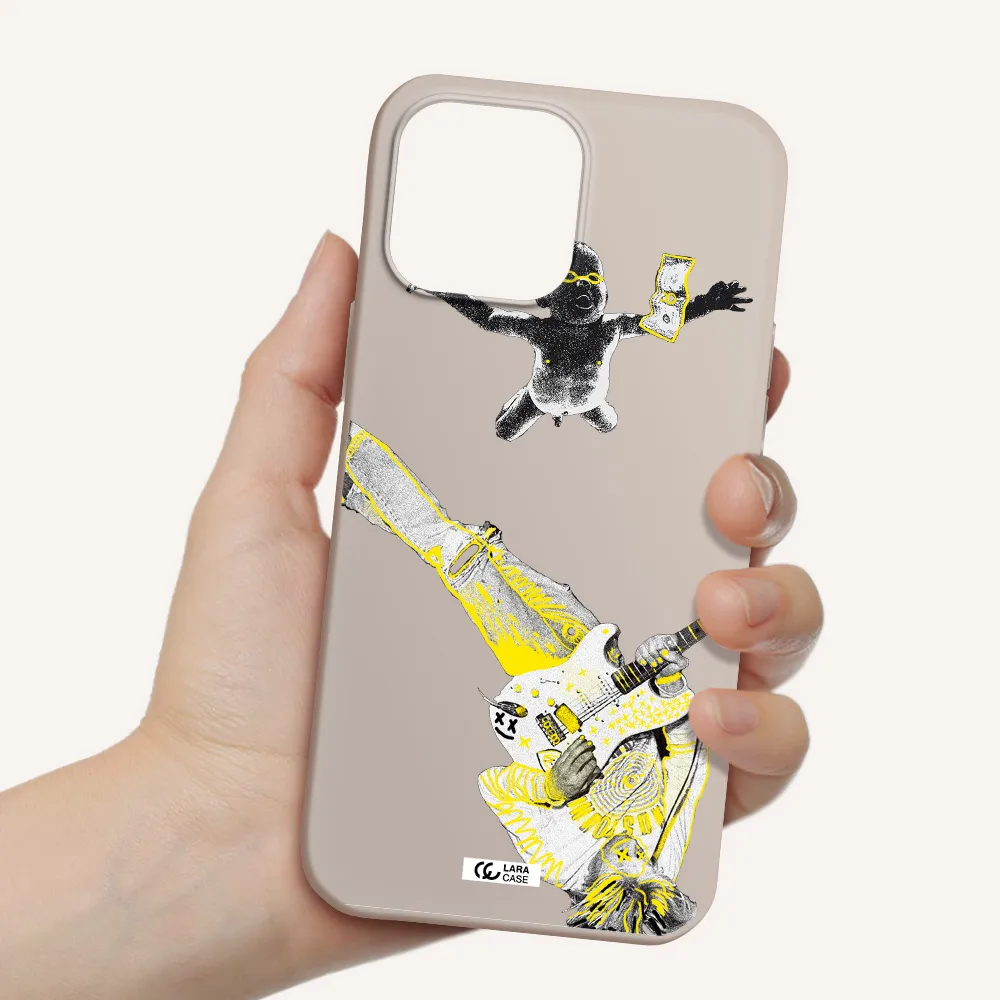 Guitarist Apple iPhone 13 Pro Max Silicone Stone Case