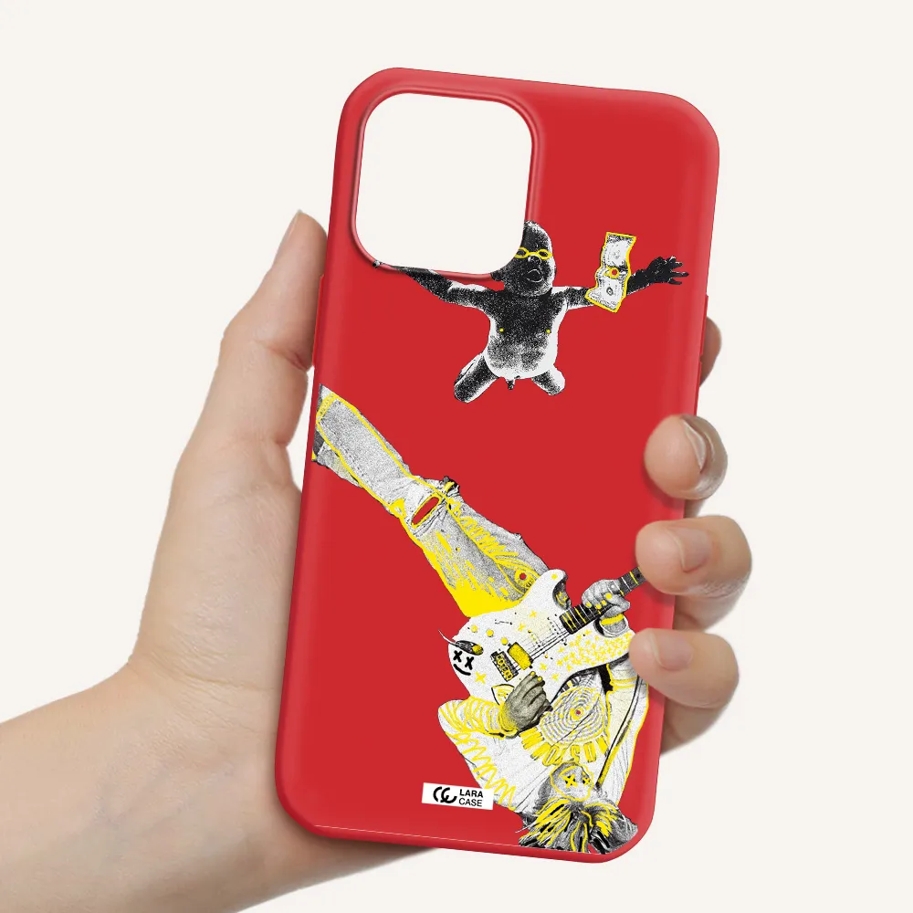Guitarist Apple iPhone 13 Pro Silicone Imperial Red Case