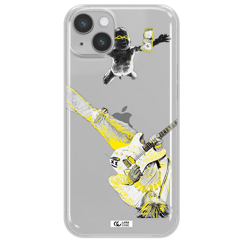 Guitarist Apple iPhone 14 Clear TPU Case