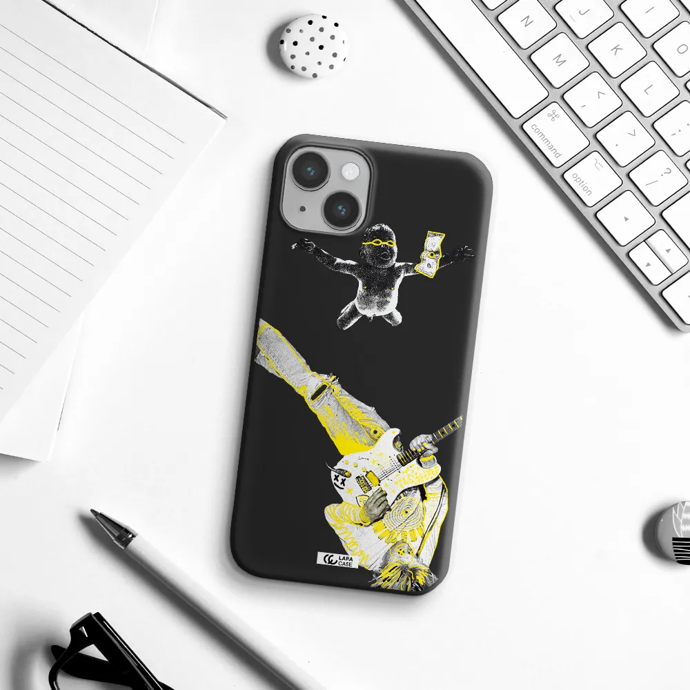 Guitarist Apple iPhone 14 plus Silicone black Case